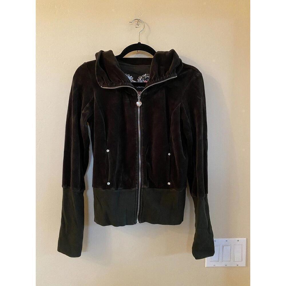 Green Valore Zipper Up Hoodie. Sz.S